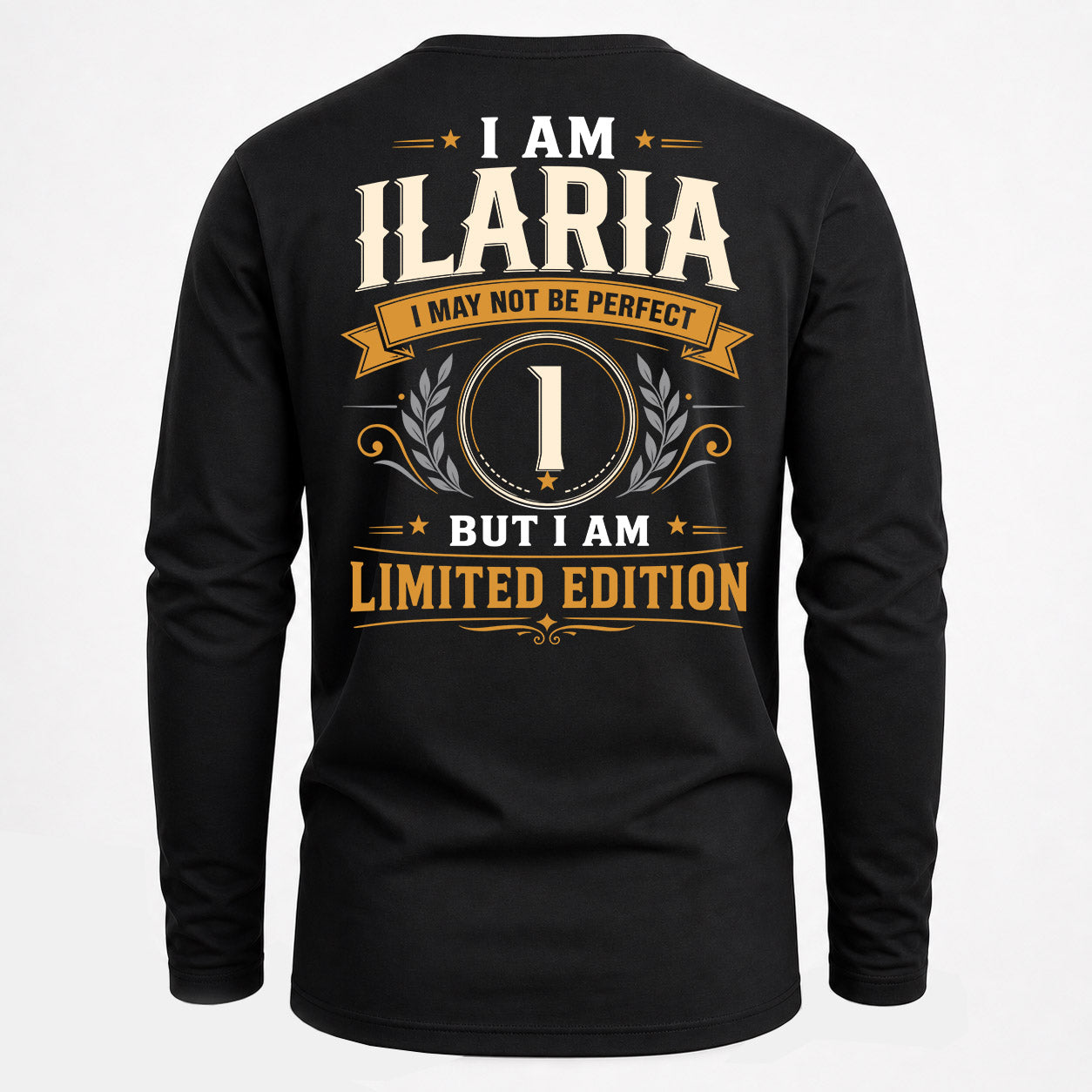 ILARIA  EDI-TT36 Personalized Funny Quote Apparel
