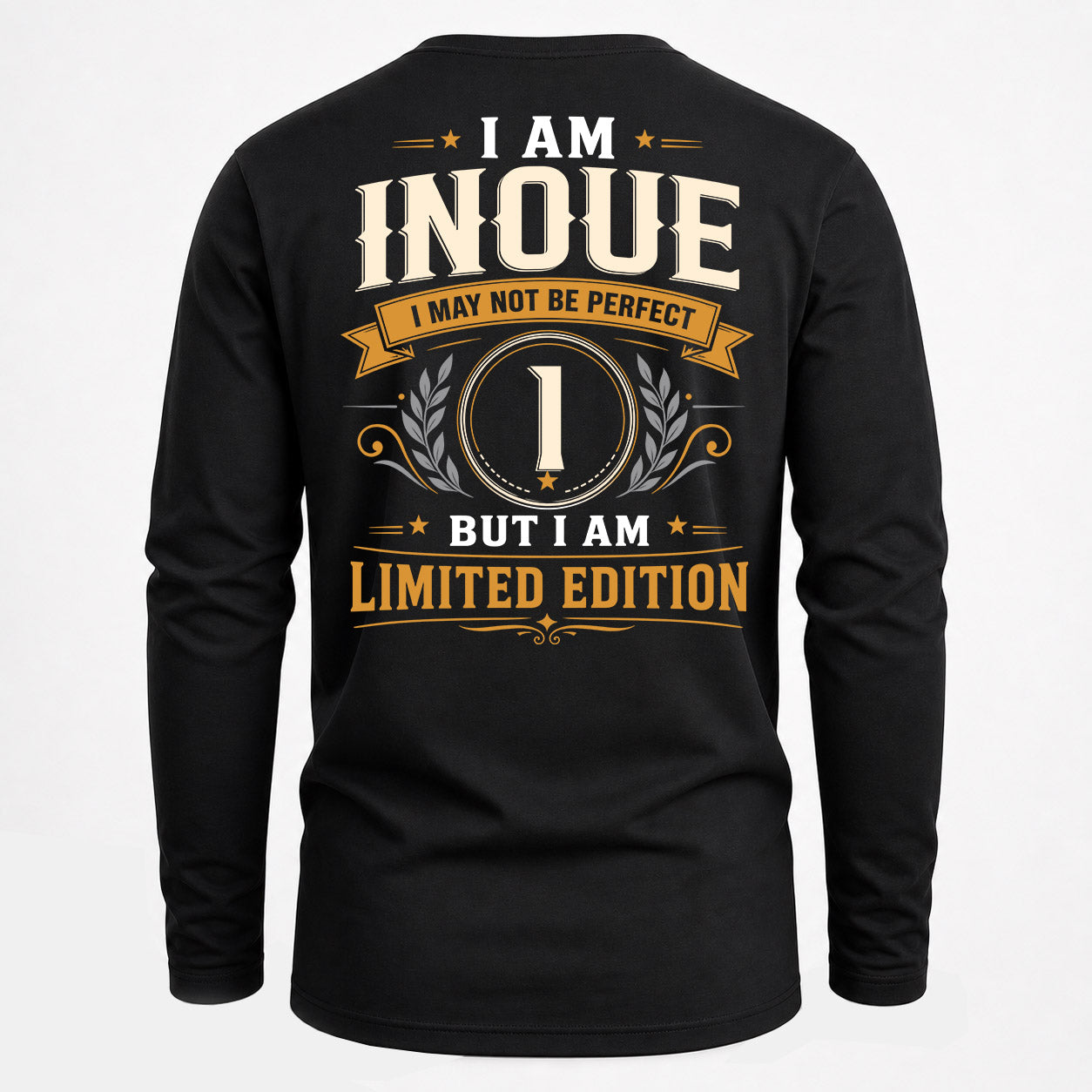 INOUE  EDI-TT36 Personalized Funny Quote Apparel