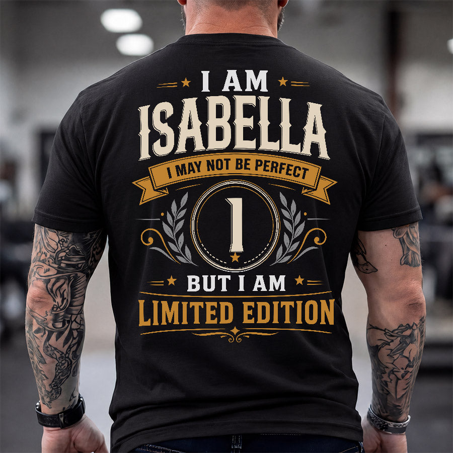 ISABELLA  EDI-TT36 Personalized Funny Quote Apparel
