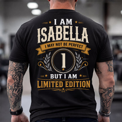 ISABELLA  EDI-TT36 Personalized Funny Quote Apparel