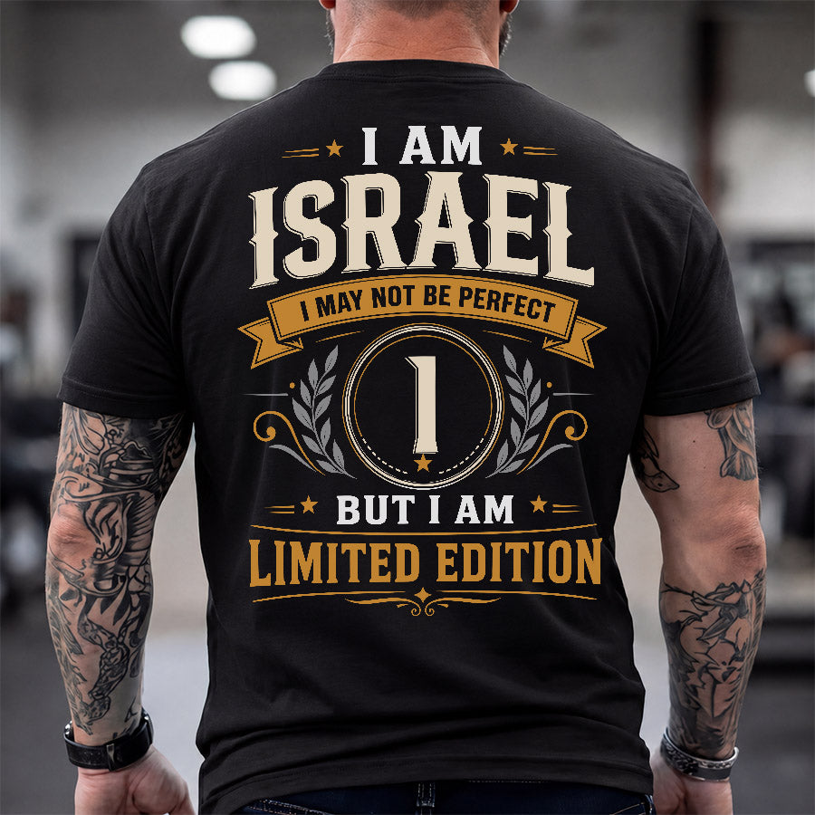 ISRAEL  EDI-TT36 Personalized Funny Quote Apparel