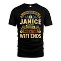 JANICE L03-TT36 Personalized Funny Quote Apparel