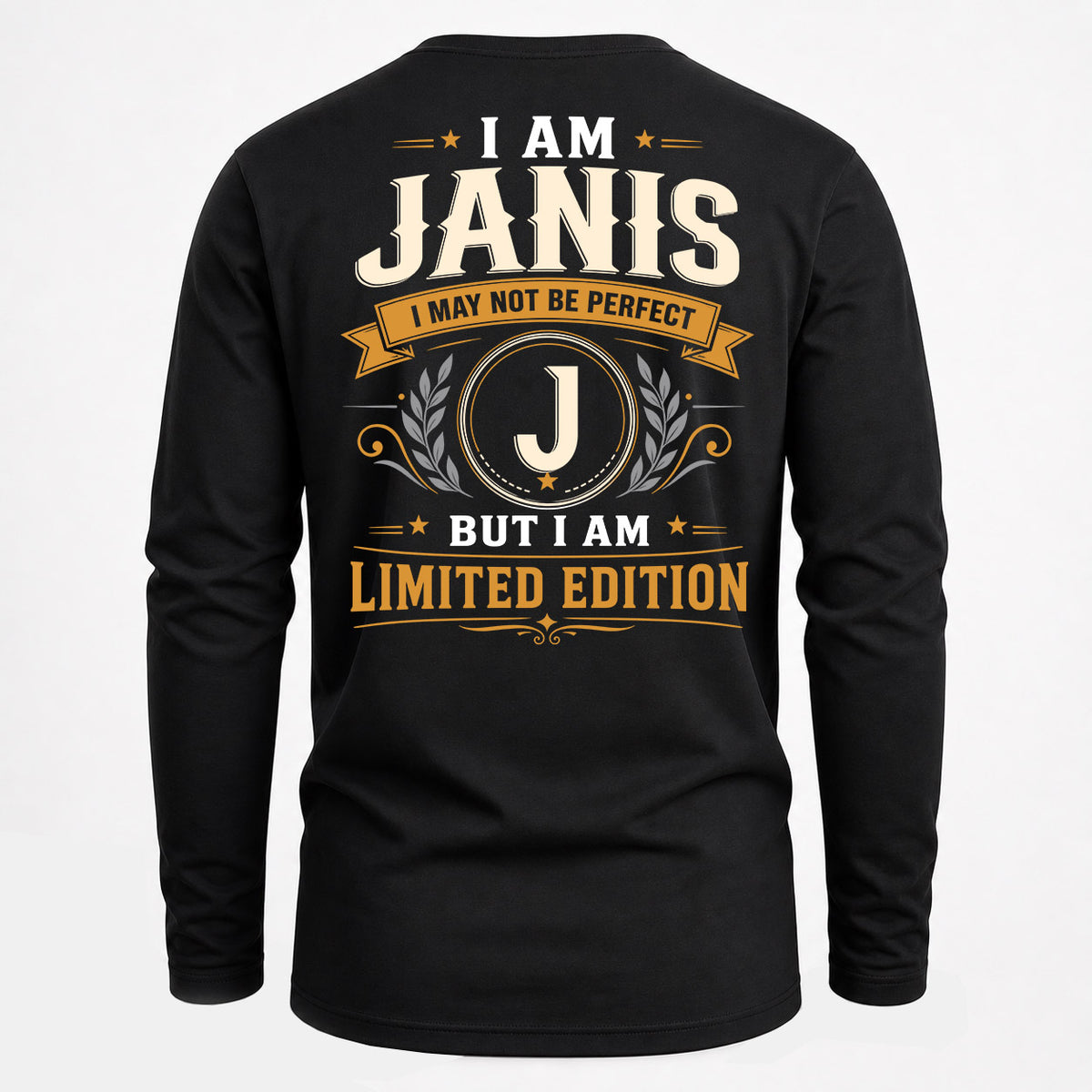 JANIS EDI-TT36 Personalized Funny Quote Apparel