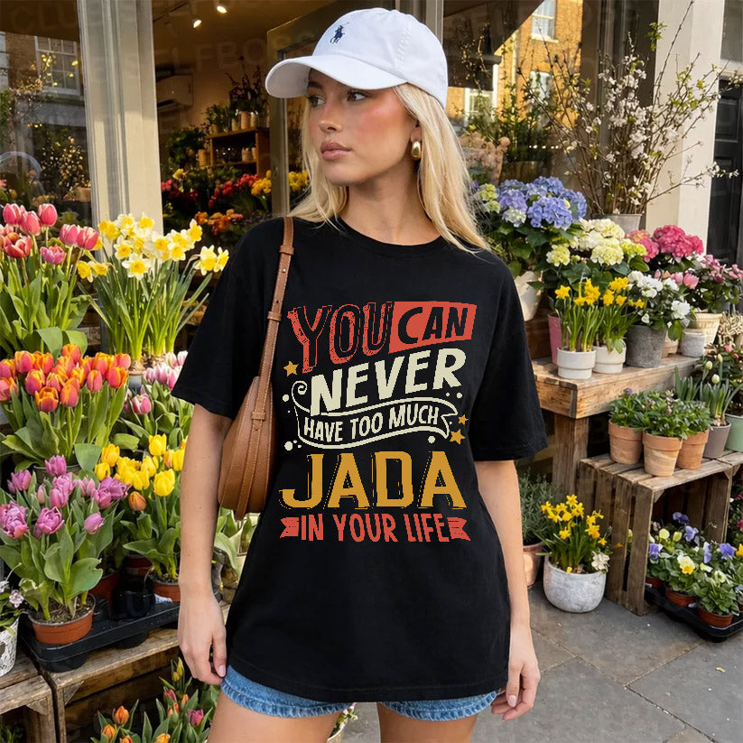 JADA  NO2-TT36 Personalized Funny Quote Apparel
