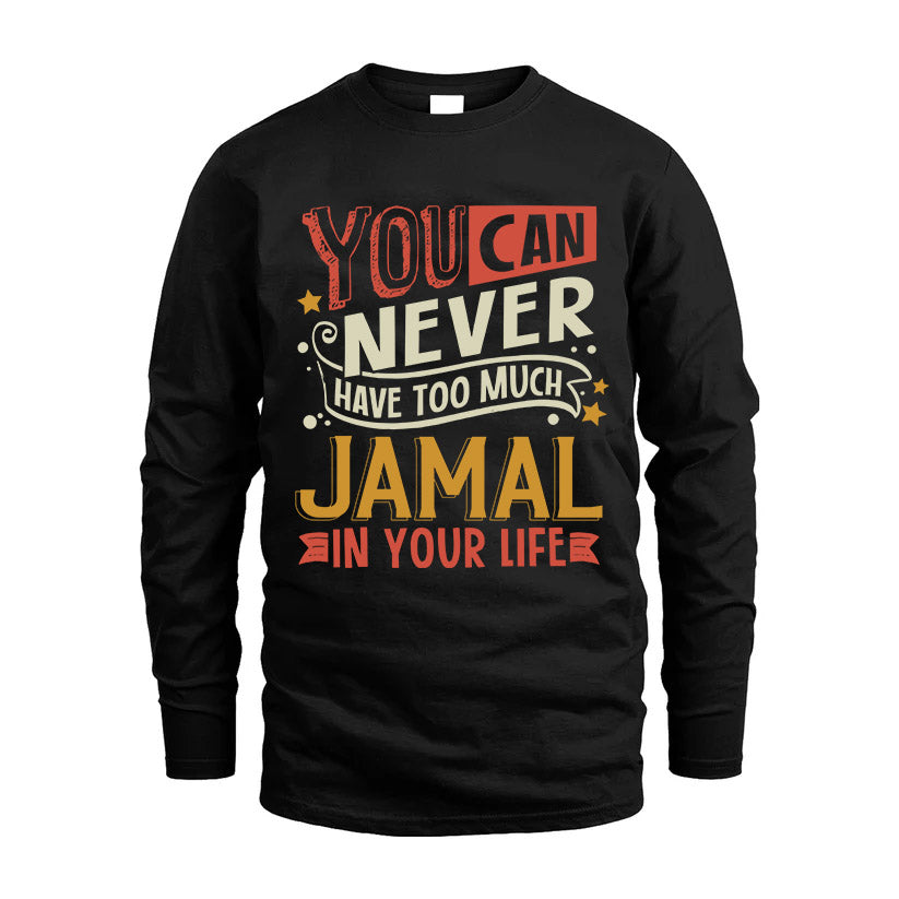 JAMAL  NO2-TT36 Personalized Funny Quote Apparel