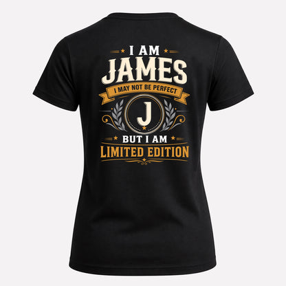 JAMES  EDI-TT36 Personalized Funny Quote Apparel