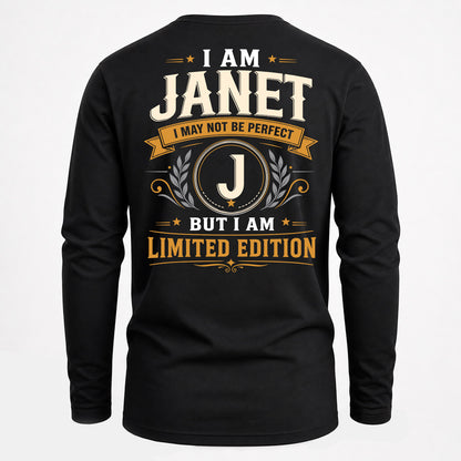 JANET  EDI-TT36 Personalized Funny Quote Apparel