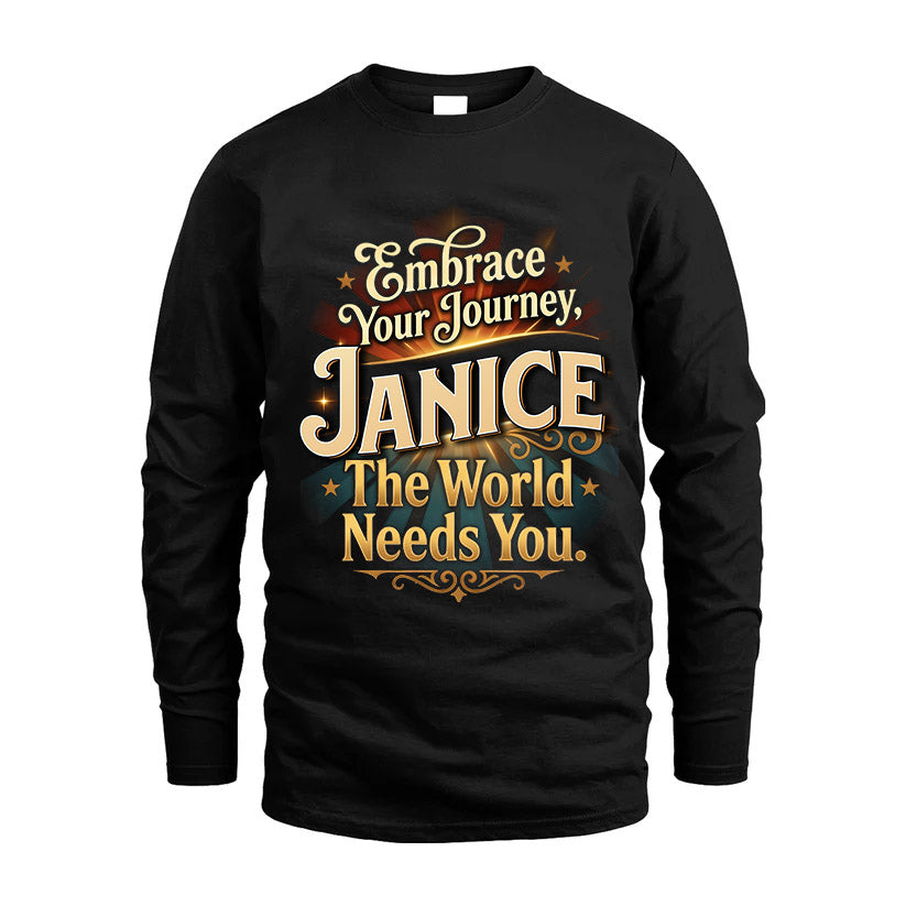 JANICE L04-TT36 Personalized Funny Quote Apparel