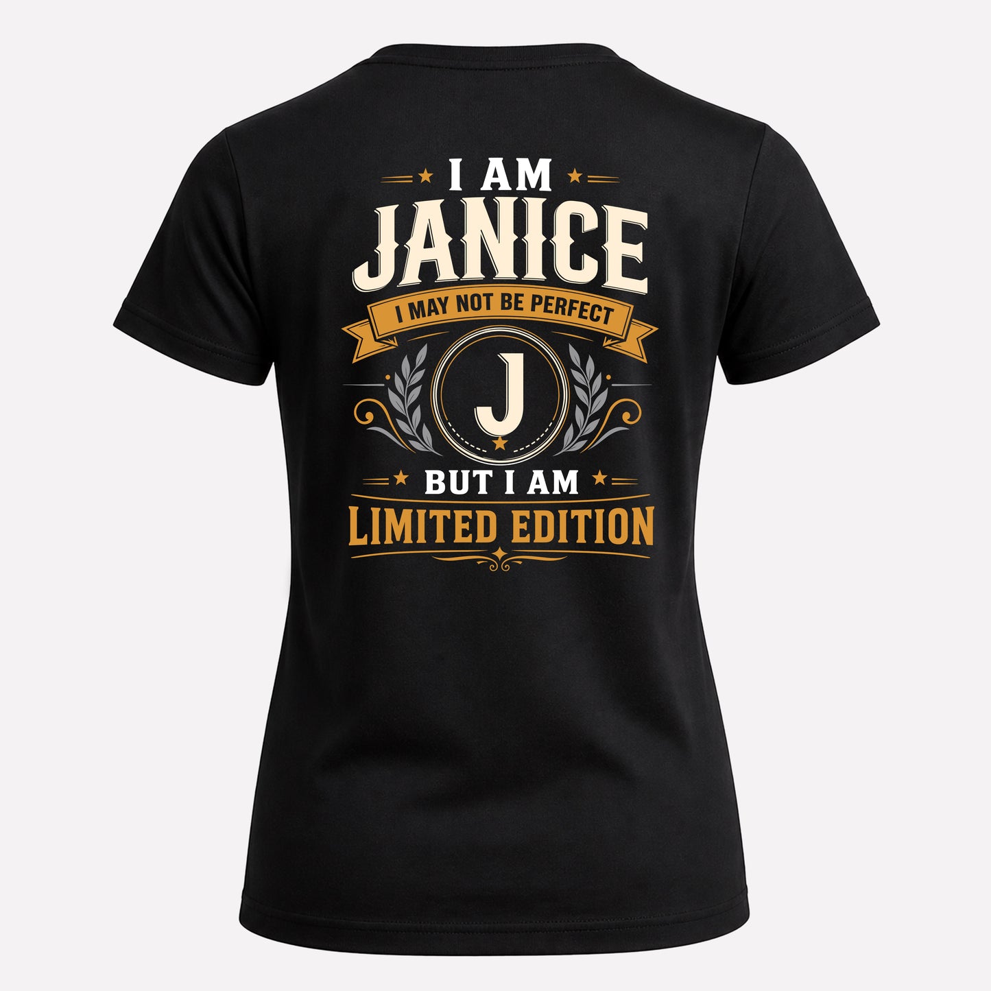 JANICE  EDI-TT36 Personalized Funny Quote Apparel
