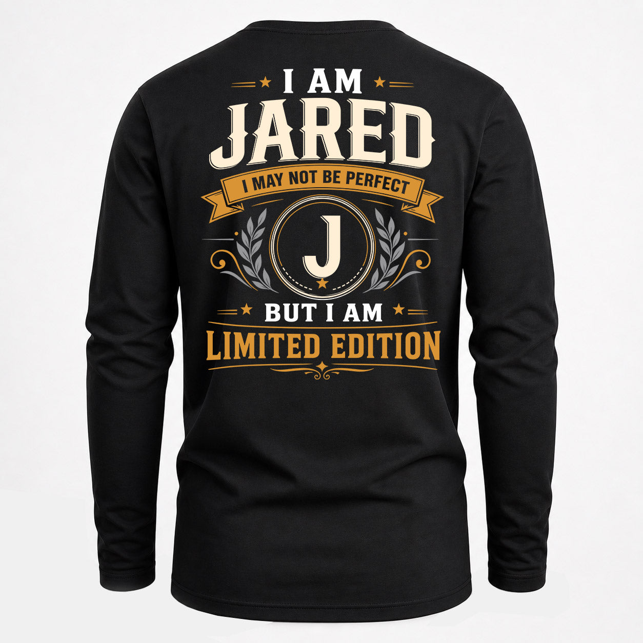 JARED  EDI-TT36 Personalized Funny Quote Apparel