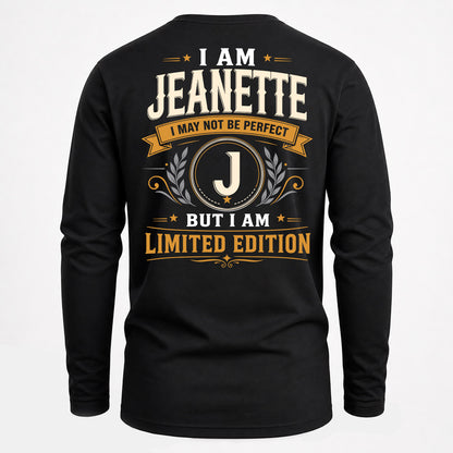 JEANETTE  EDI-TT36 Personalized Funny Quote Apparel
