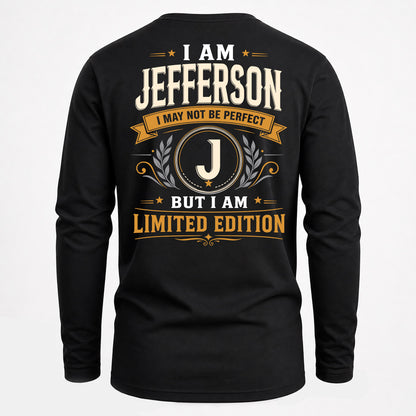 JEFFERSON  EDI-TT36 Personalized Funny Quote Apparel