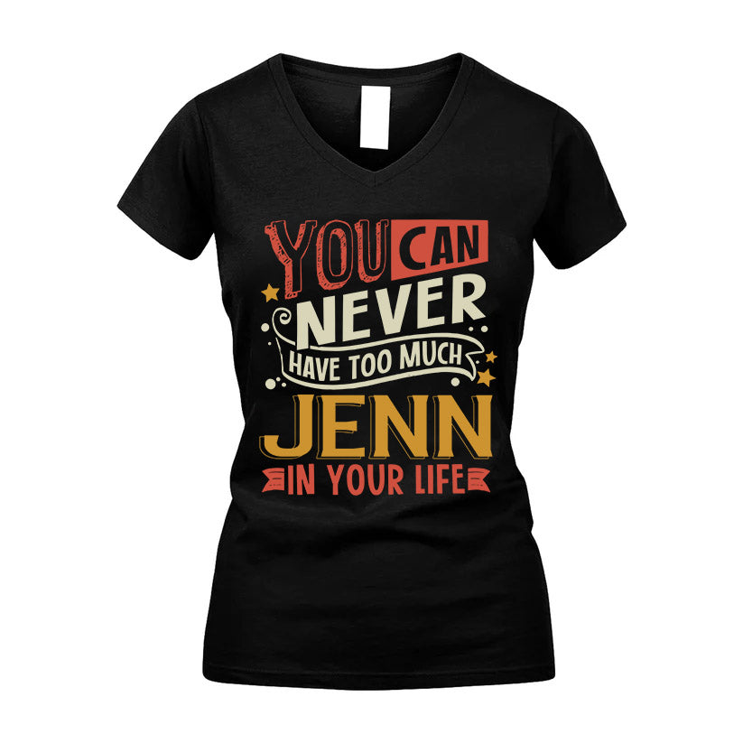JENN  NO2-TT36 Personalized Funny Quote Apparel