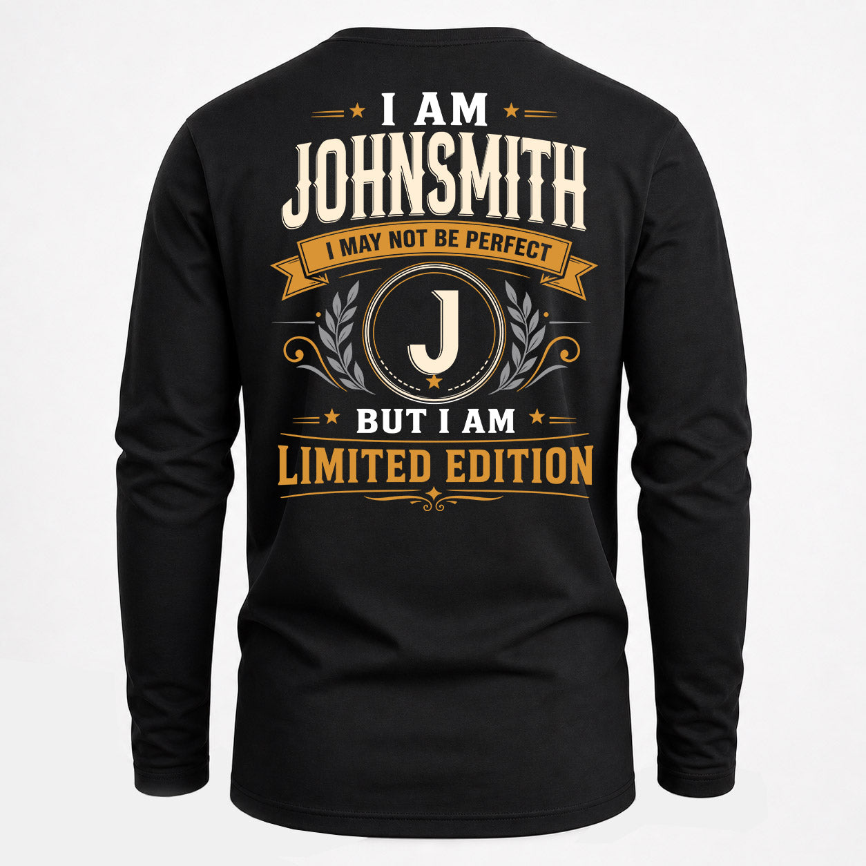 JOHNSMITH  EDI-TT36 Personalized Funny Quote Apparel