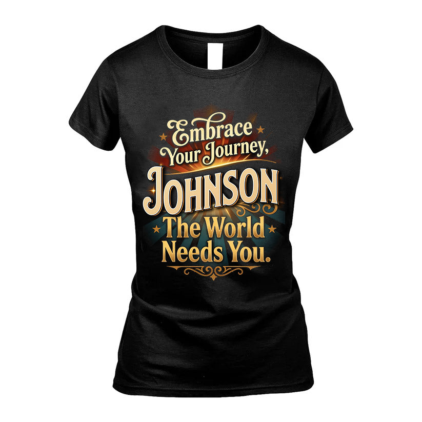 JOHNSON L04-TT36 Personalized Funny Quote Apparel