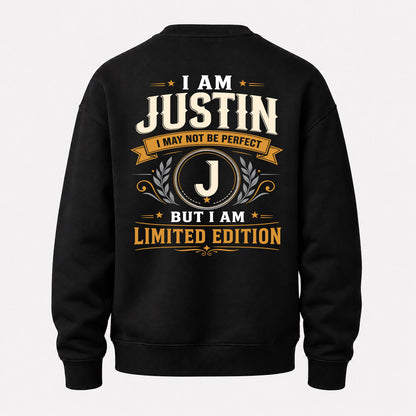 JUSTIN  EDI-TT36 Personalized Funny Quote Apparel