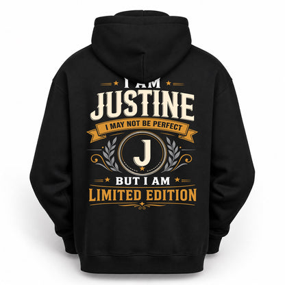 JUSTINE  EDI-TT36 Personalized Funny Quote Apparel