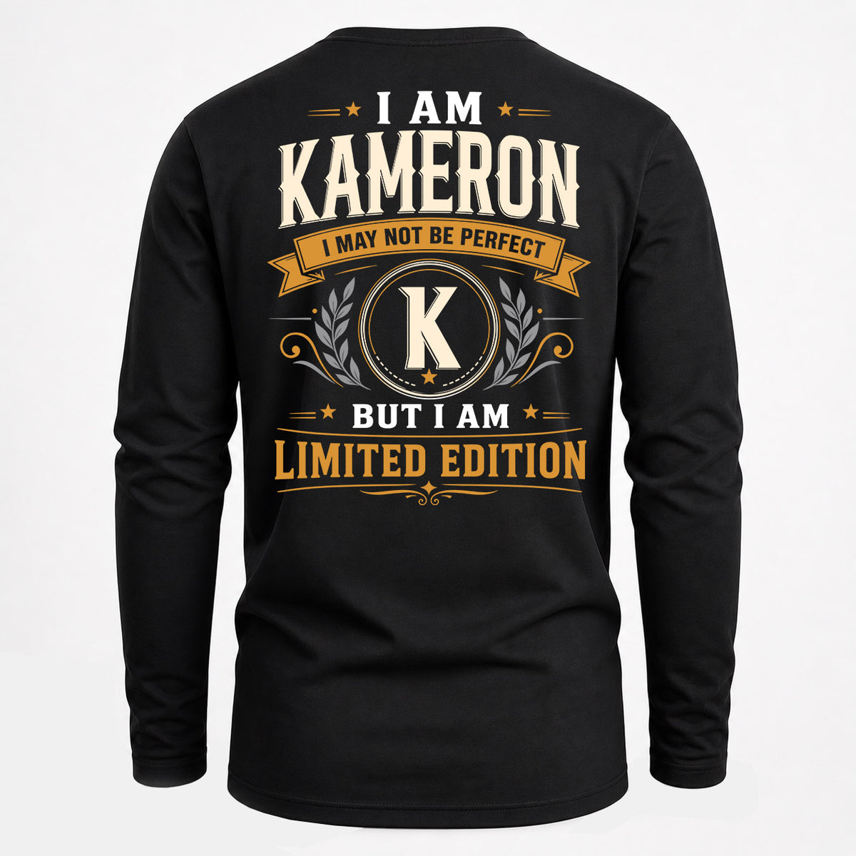 KAMERON EDI-TT36 Personalized Funny Quote Apparel