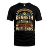 KENNETH L03-TT36 Personalized Funny Quote Apparel