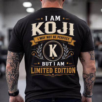KOJI  EDI-TT36 Personalized Funny Quote Apparel