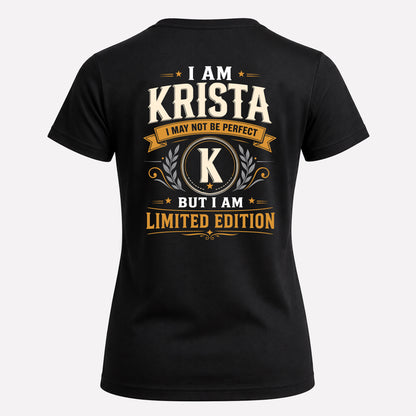 KRISTA  EDI-TT36 Personalized Funny Quote Apparel