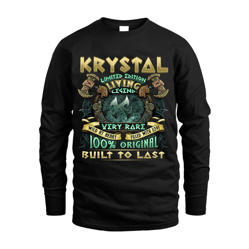 KRYSTAL  VKI-TT36 Personalized Funny Quote Apparel