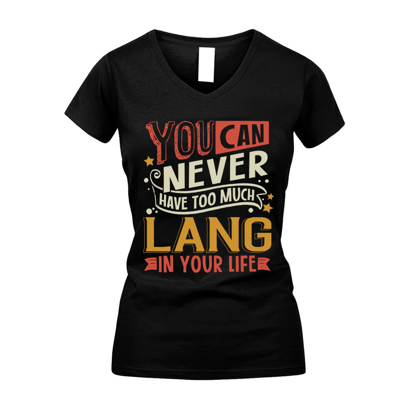 LANG NO2-TT36 Personalized Funny Quote Apparel