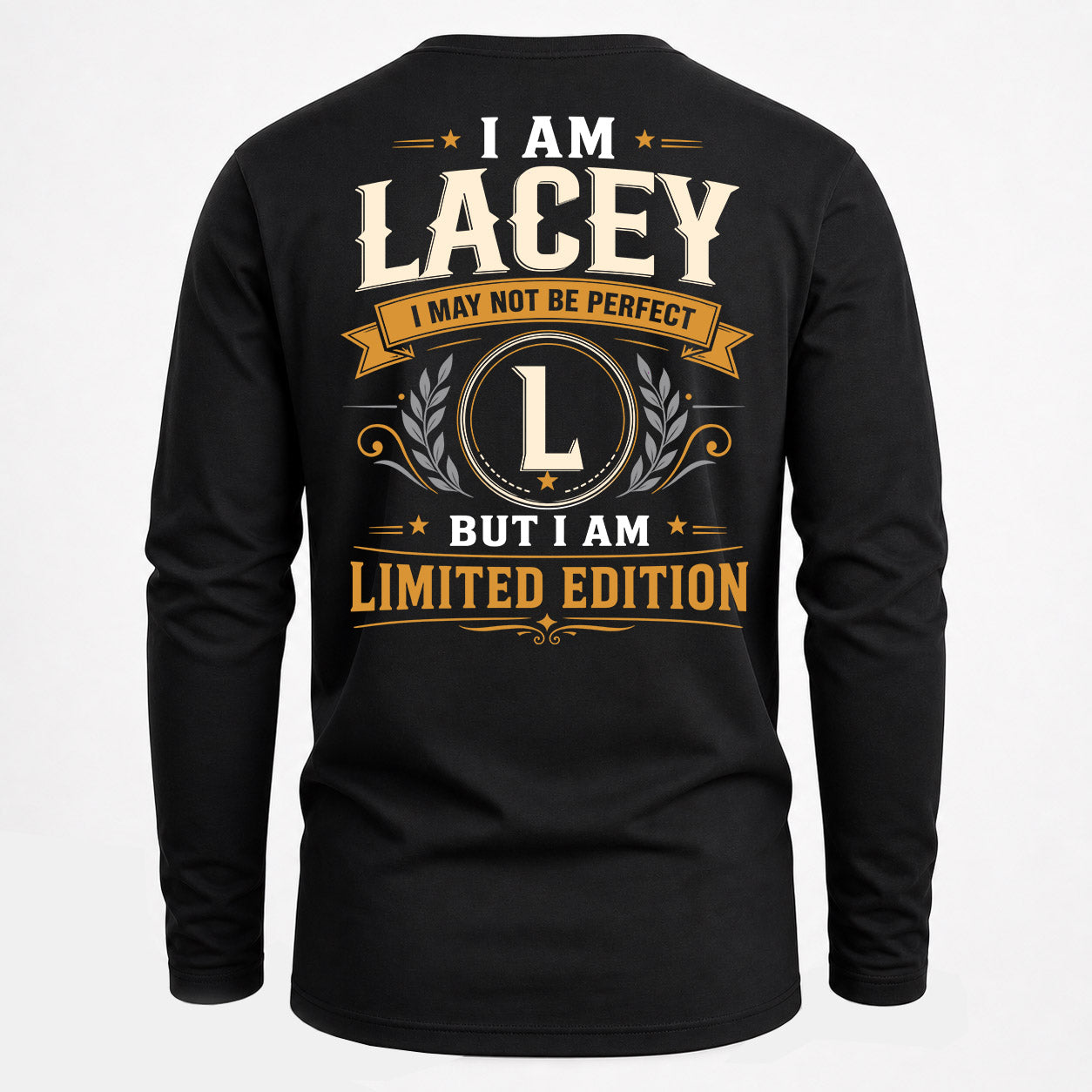 LACEY  EDI-TT36 Personalized Funny Quote Apparel
