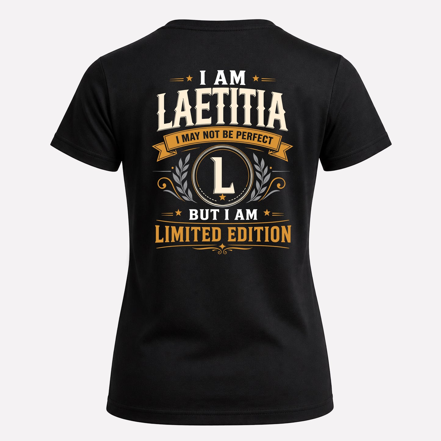 LAETITIA  EDI-TT36 Personalized Funny Quote Apparel