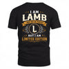 LAMB  EDI-TT36 Personalized Funny Quote Apparel