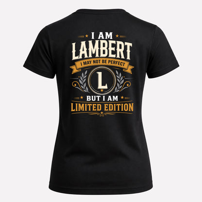 LAMBERT  EDI-TT36 Personalized Funny Quote Apparel