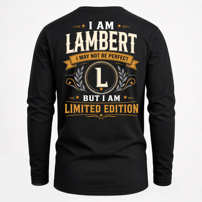 LAMBERT  EDI-TT36 Personalized Funny Quote Apparel