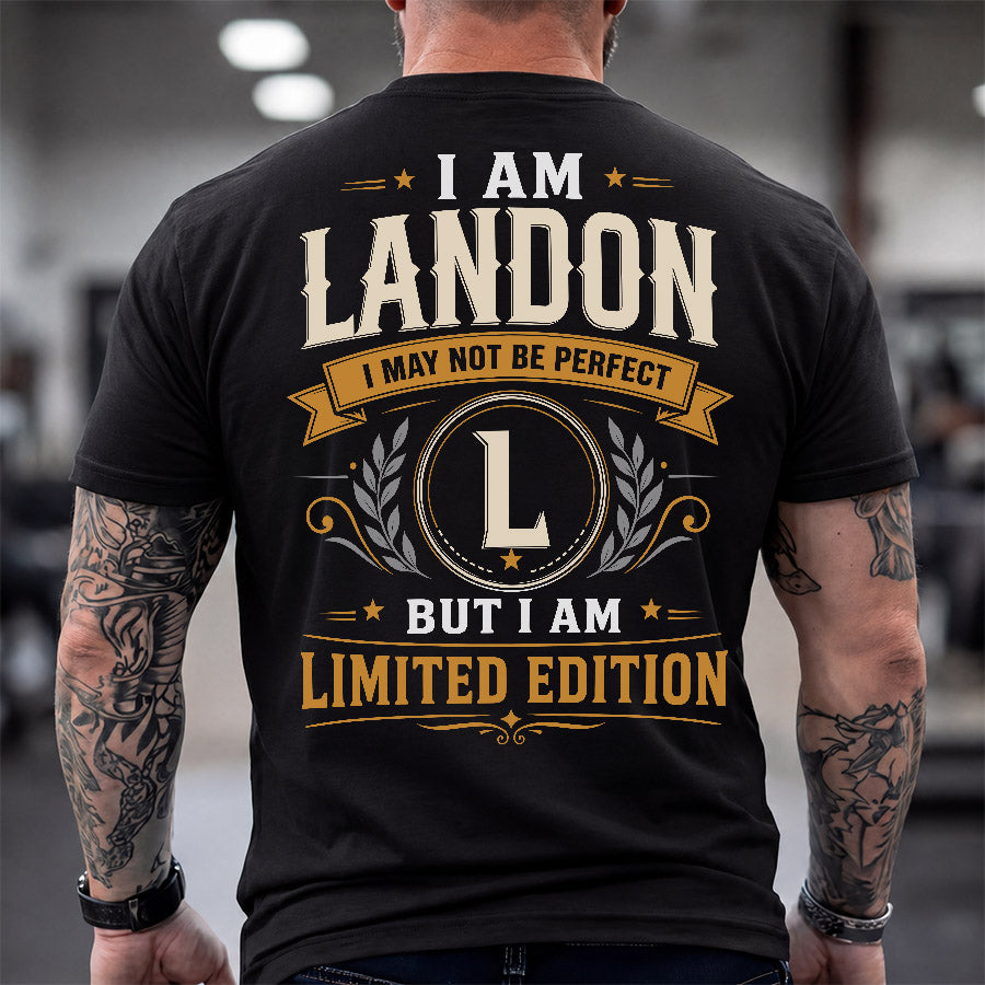 LANDON  EDI-TT36 Personalized Funny Quote Apparel