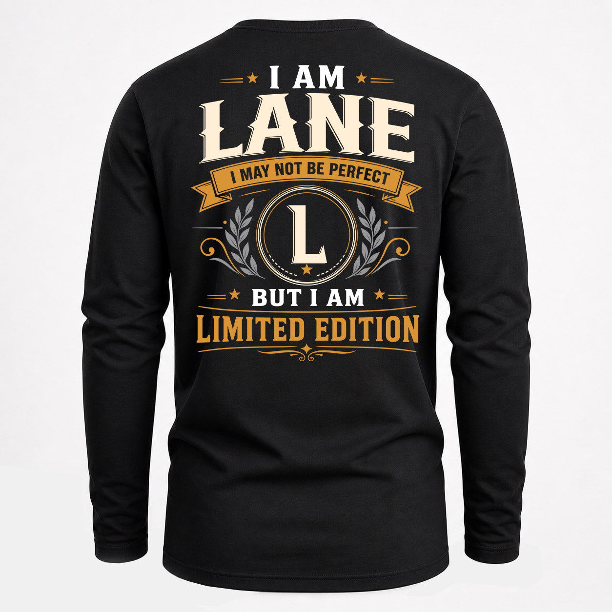LANE  EDI-TT36 Personalized Funny Quote Apparel