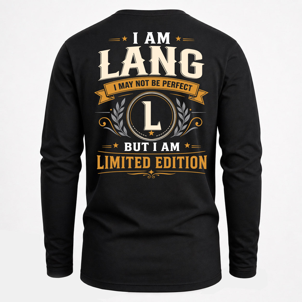 LANG  EDI-TT36 Personalized Funny Quote Apparel