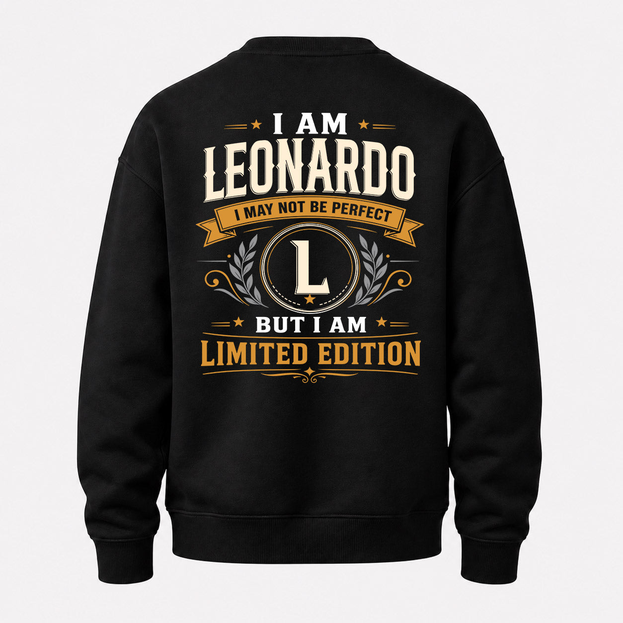 LEONARDO  EDI-TT36 Personalized Funny Quote Apparel
