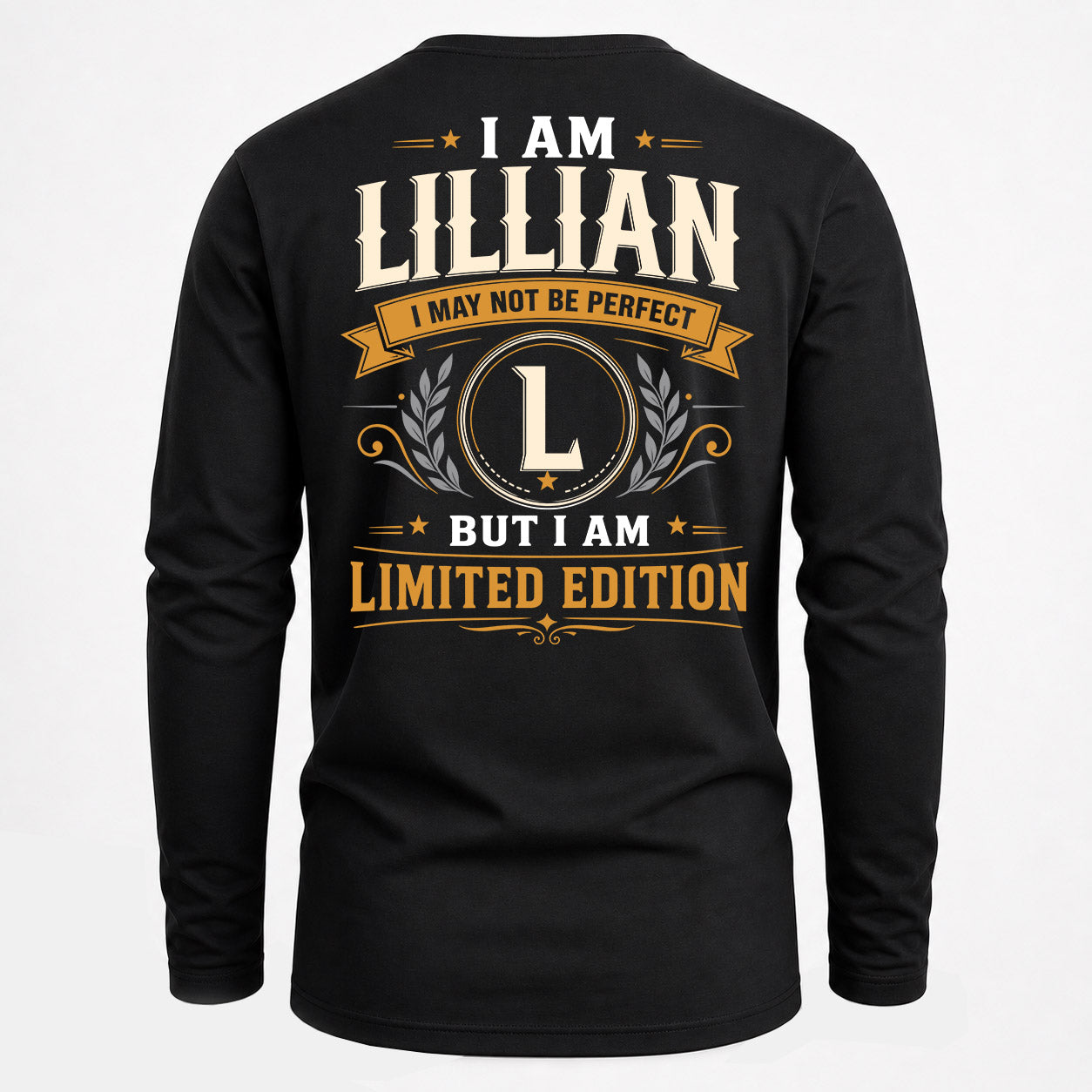 LILLIAN  EDI-TT36 Personalized Funny Quote Apparel