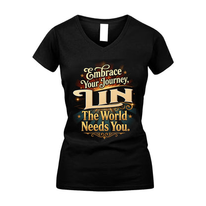 LIN L04-TT36 Personalized Funny Quote Apparel