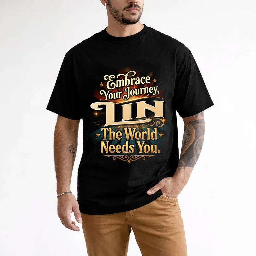 LIN L04-TT36 Personalized Funny Quote Apparel
