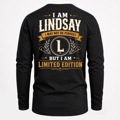 LINDSAY  EDI-TT36 Personalized Funny Quote Apparel