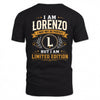 LORENZO  EDI-TT36 Personalized Funny Quote Apparel