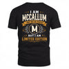 MCCALLUM EDI-TT36 Personalized Funny Quote Apparel