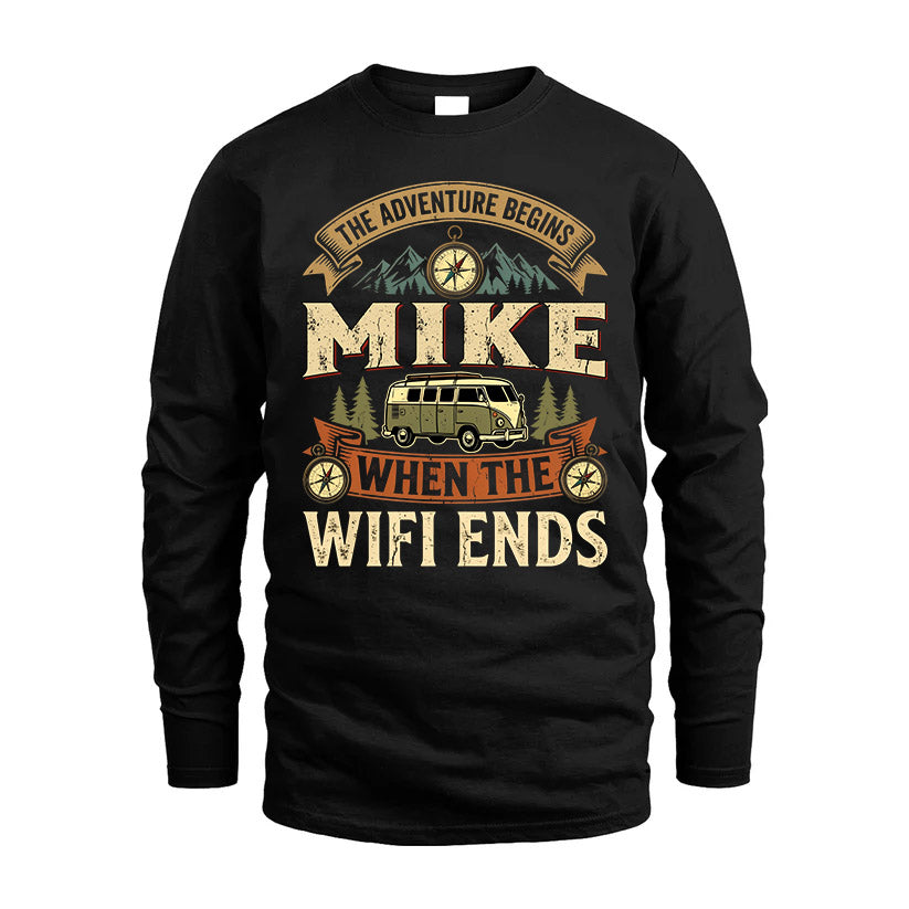 MIKE L03-TT36 Personalized Funny Quote Apparel
