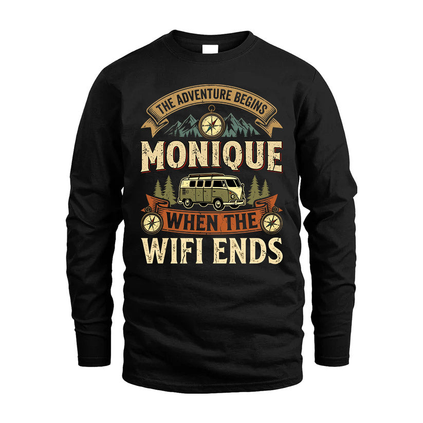 MONIQUE L03-TT36 Personalized Funny Quote Apparel