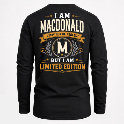 MACDONALD  EDI-TT36 Personalized Funny Quote Apparel
