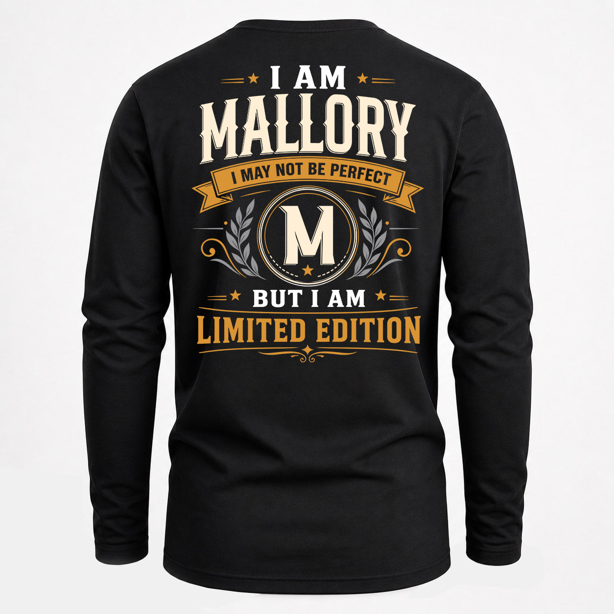 MALLORY  EDI-TT36 Personalized Funny Quote Apparel