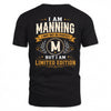 MANNING  EDI-TT36 Personalized Funny Quote Apparel