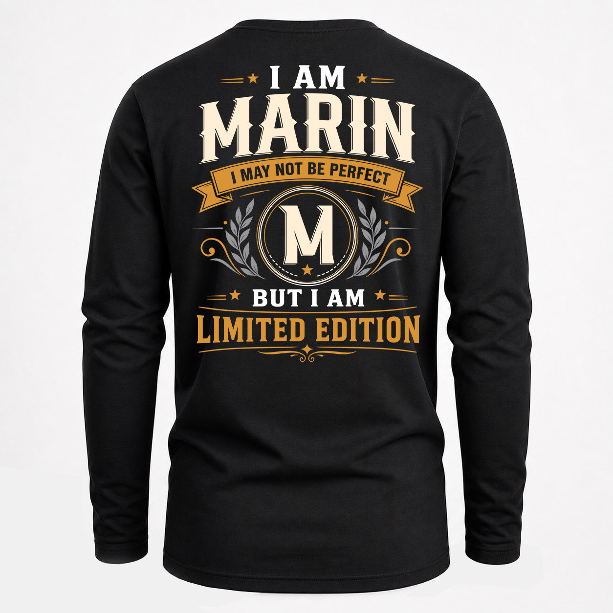 MARIN  EDI-TT36 Personalized Funny Quote Apparel