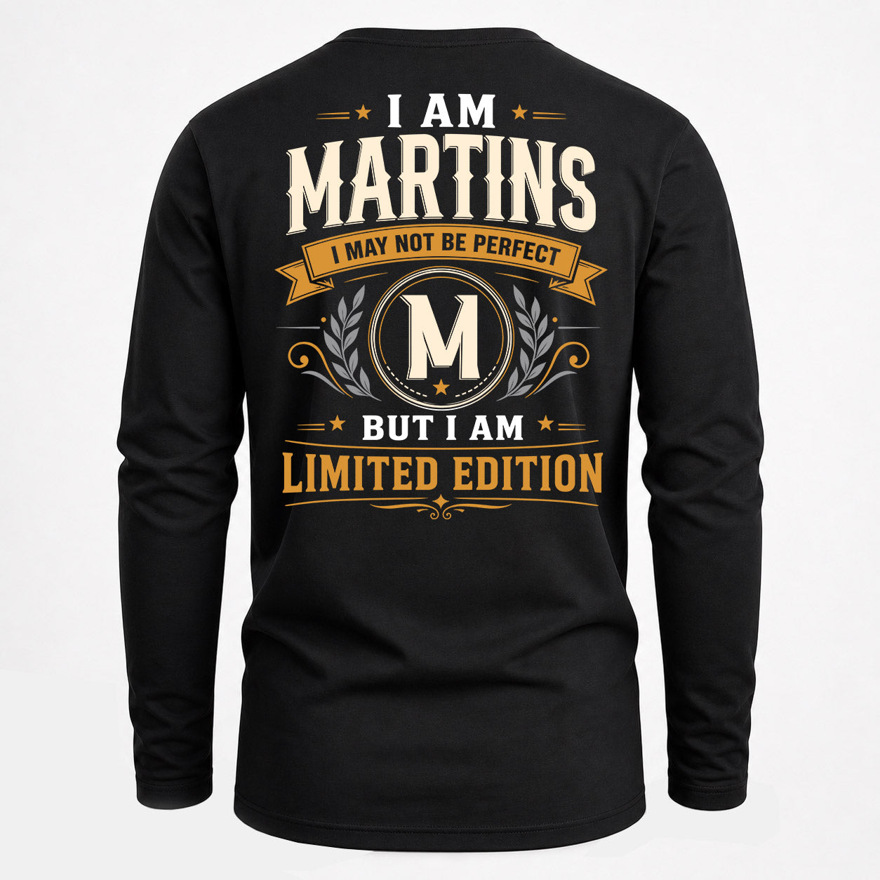MARTINS  EDI-TT36 Personalized Funny Quote Apparel
