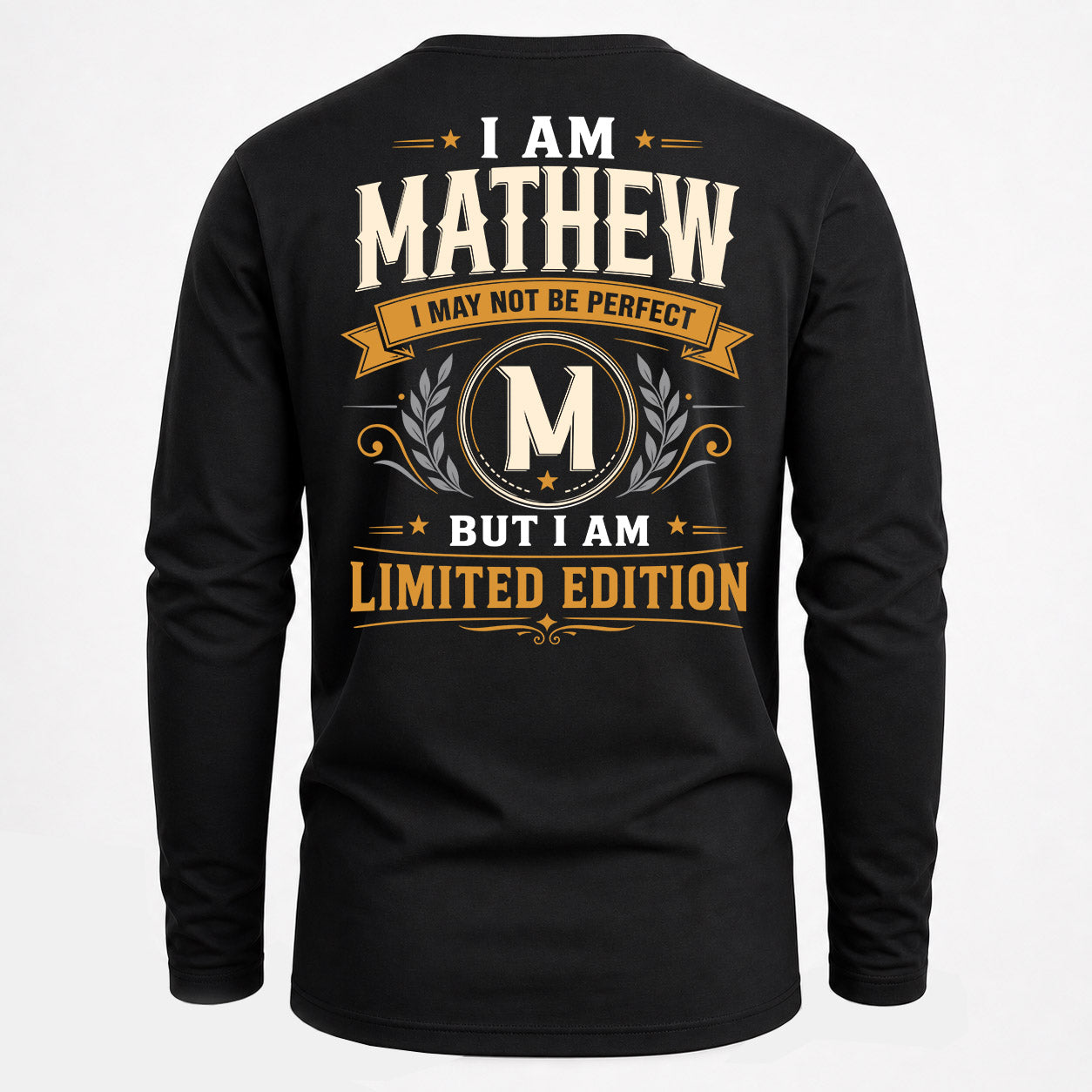 MATHEW  EDI-TT36 Personalized Funny Quote Apparel